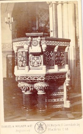 Church pulpit photograph